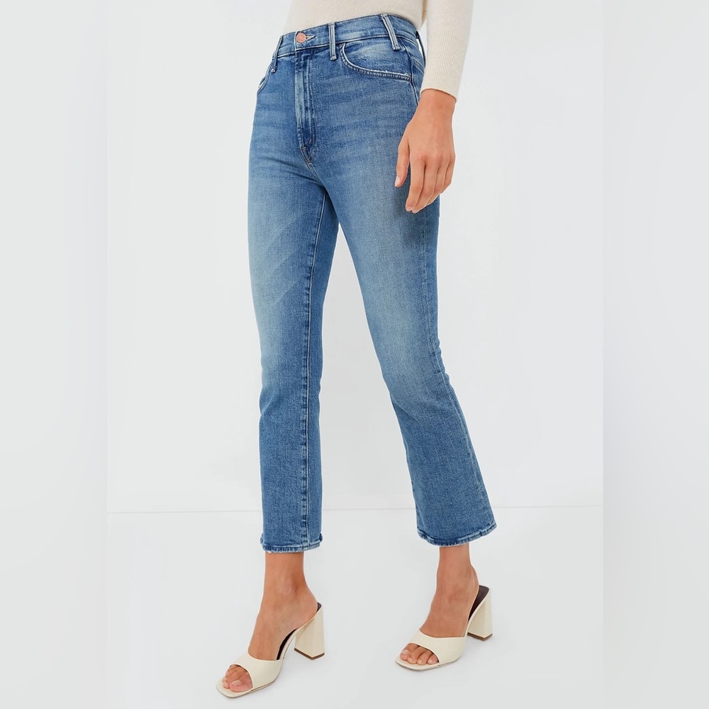 MOTHER Jeans Hustler Ankle Flare Blue Size 29 - Picture 13 of 13